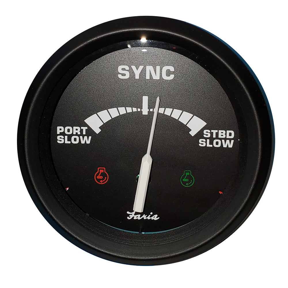 Faria 4" Gauge Engine Synchronizer f/Dual Engines Gas & Diesel 32807 — Quality Boat Parts