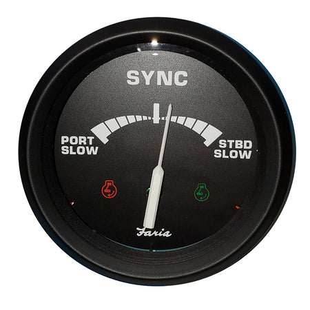 Faria 4" Gauge Engine Synchronizer f/Dual Engines Gas & Diesel 32807 — Quality Boat Parts