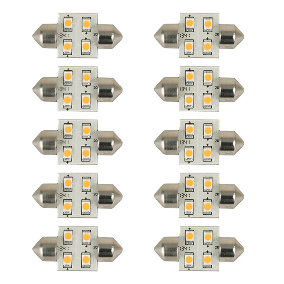Scandvik 41174 Bulb Warm White *10-Pack 41174 — Quality Boat Parts