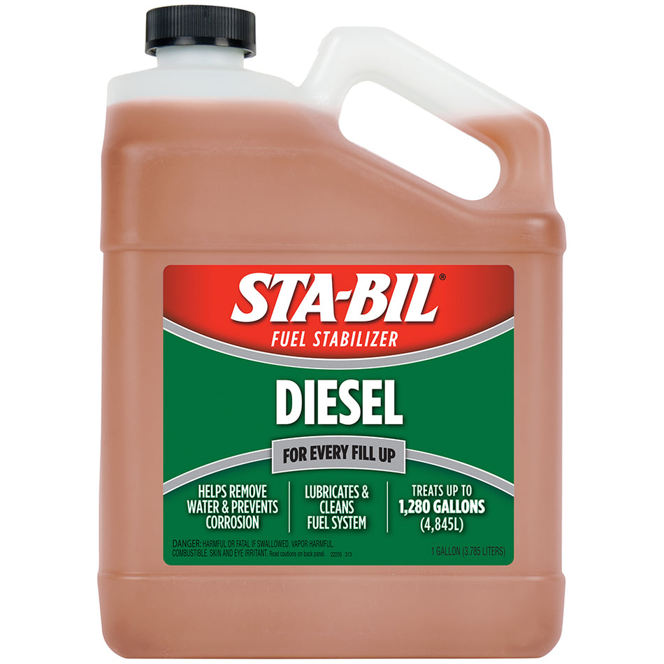 STA-BIL Diesel Formula Fuel Stabilizer & Performance Improver - 1 Gallon 22255 — Quality Boat Parts