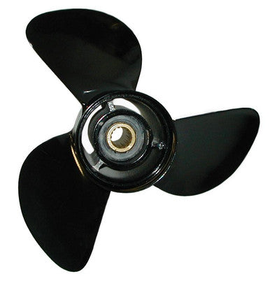 Michigan Wheel 13R19Al Black *Cupped* (101034) — Quality Boat Parts