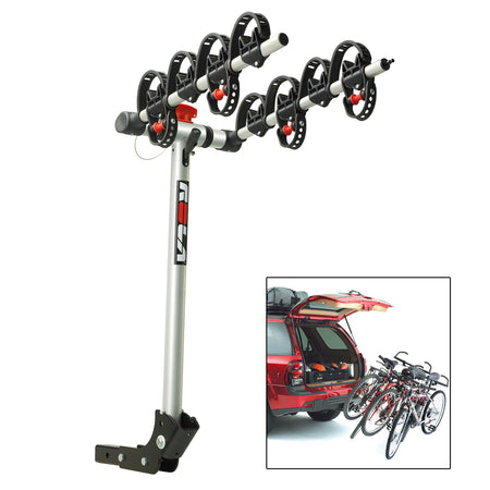 ROLA Bike Carrier - TX w/Tilt & Security - Hitch Mount - 4-Bike 59401 — Quality Boat Parts
