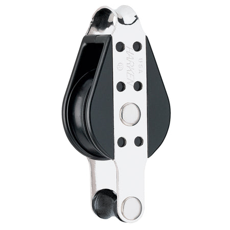 Harken 38mm Single Big Bullet Block w/Becket 126 — Quality Boat Parts