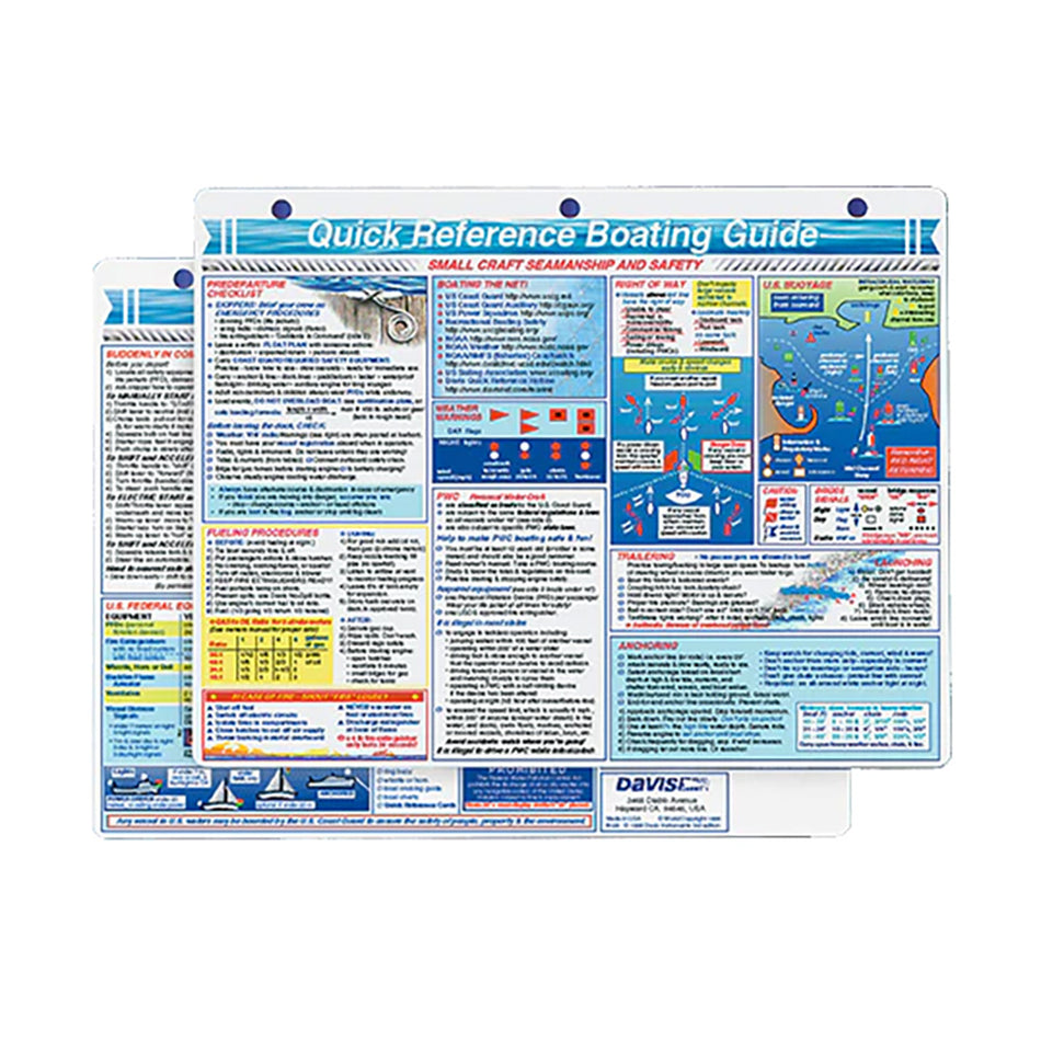 Davis Quick Reference Boating Guide Card 128 — Quality Boat Parts