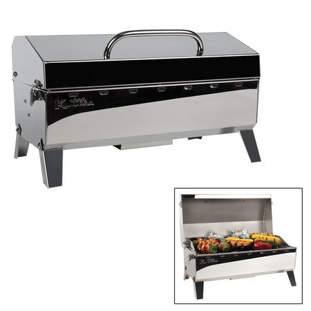 Kuuma Stow N' Go 160 Gas Grill w/Thermometer and Ignitor 58131 — Quality Boat Parts