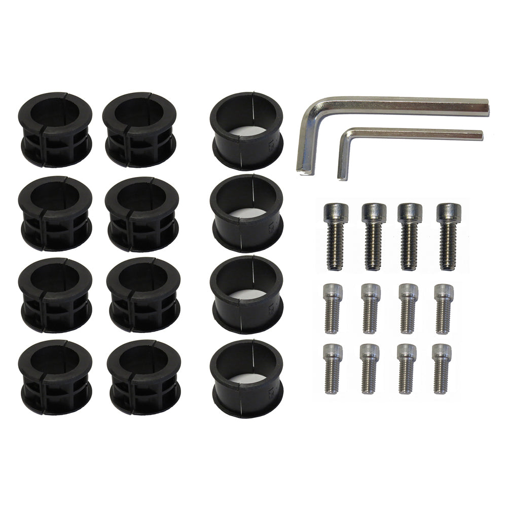 SurfStow SUPRAX Parts Kit - 12-Bolts, 3 Sizes of Inserts, 2-Allen Wrenches 59001 — Quality Boat Parts