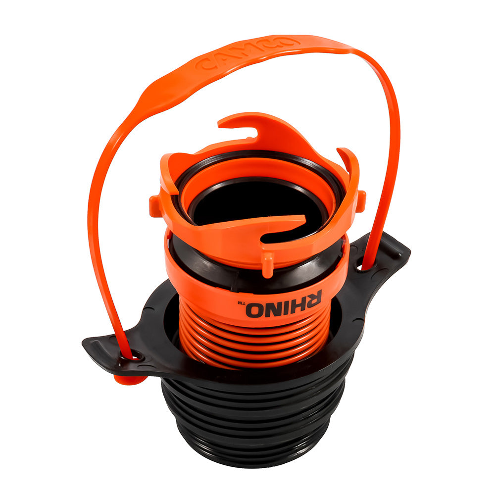 Camco Rhino Sewer Hose Seal Flexible 3 In 1 w/Rhino Extreme & Handle 39319 — Quality Boat Parts