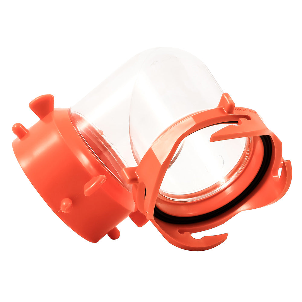 Camco RhinoFLEX 90-Degree Swivel Fitting Clear 39857 — Quality Boat Parts