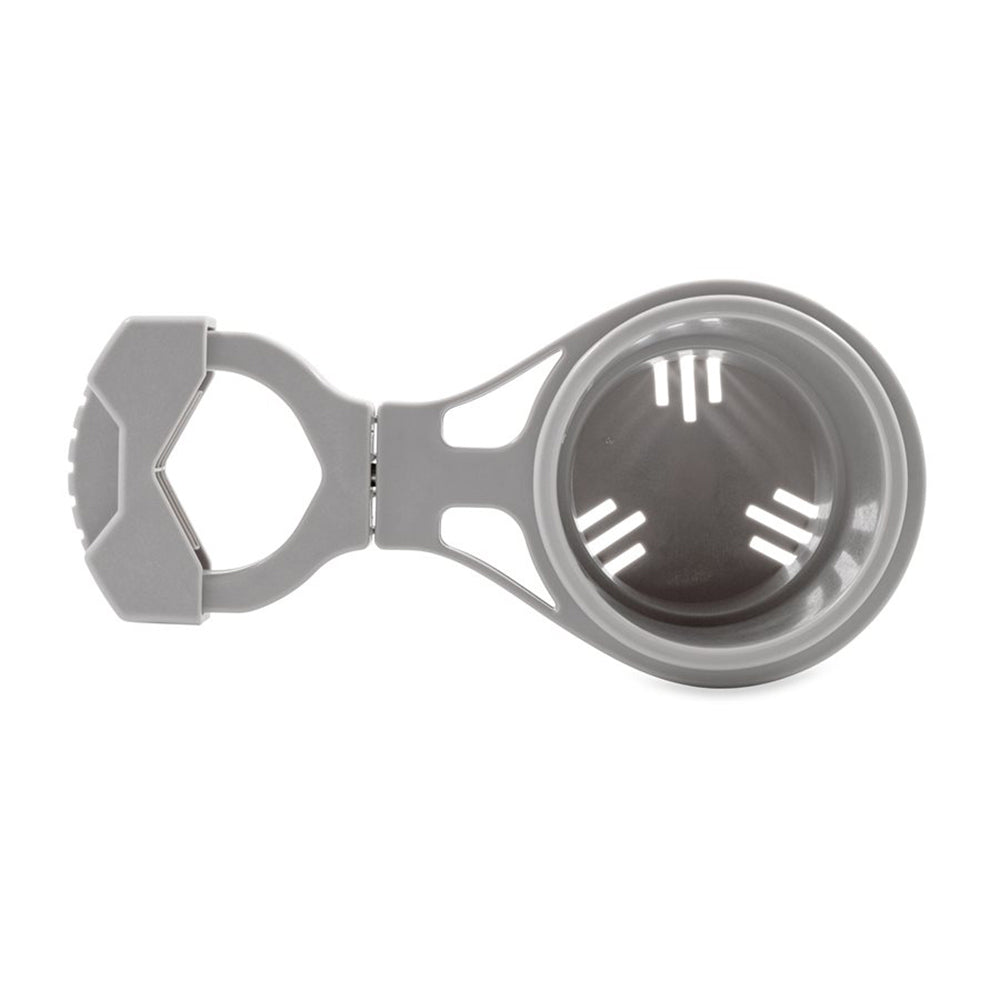 Camco Clamp-On Rail Mounted Cup Holder - Large for Up to 2" Rail - Grey 53092 — Quality Boat Parts