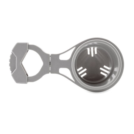 Camco Clamp-On Rail Mounted Cup Holder - Large for Up to 2" Rail - Grey 53092 — Quality Boat Parts
