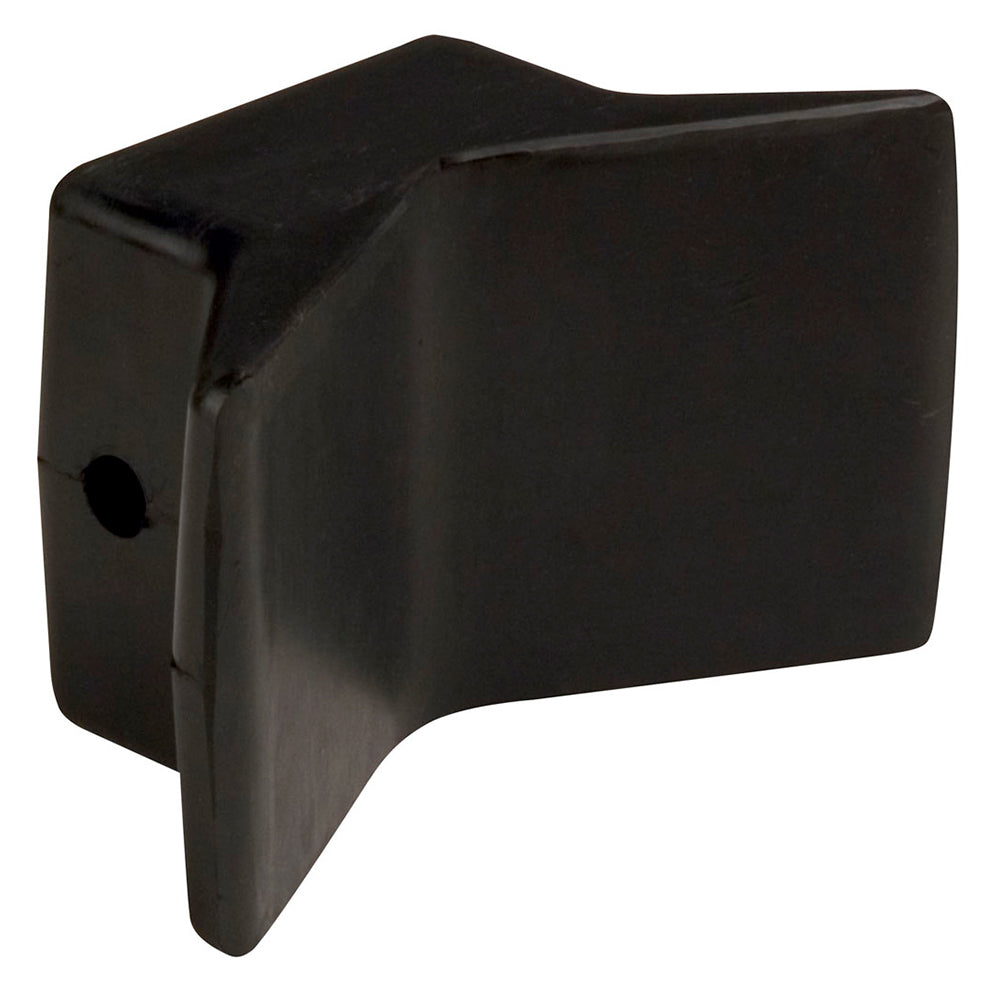 C.E. Smith Bow Y-Stop - 4" x 4" - Black Natural Rubber 29550 — Quality Boat Parts