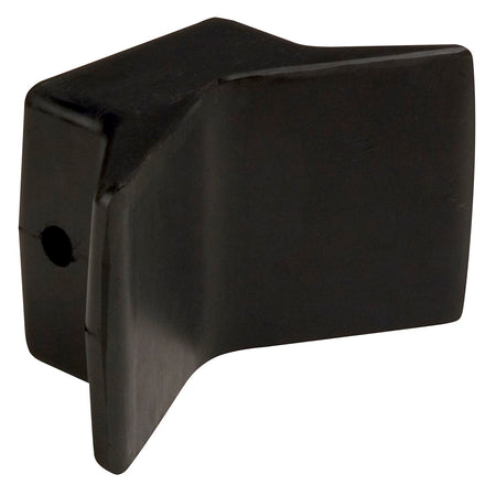 C.E. Smith Bow Y-Stop - 4" x 4" - Black Natural Rubber 29550 — Quality Boat Parts