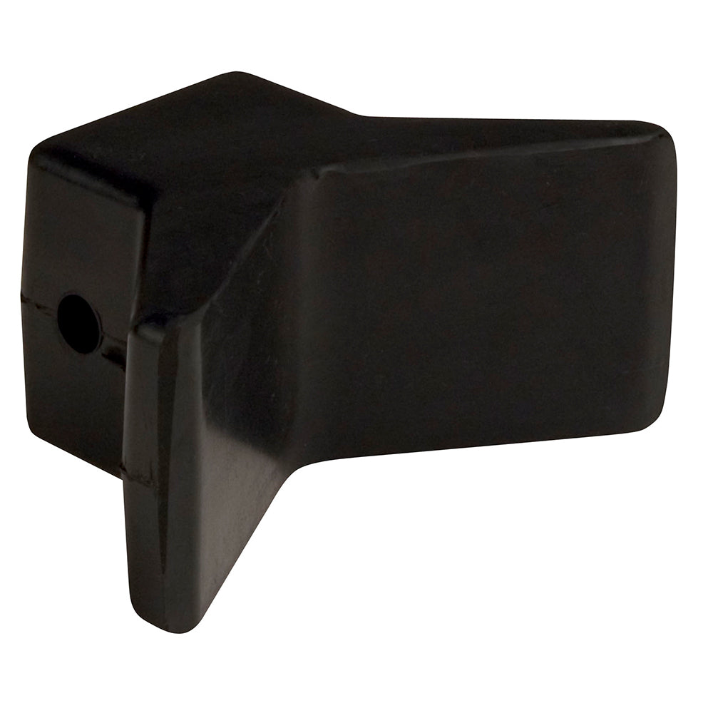 C.E. Smith Bow Y-Stop - 3" x 3" - Black Natural Rubber 29551 — Quality Boat Parts