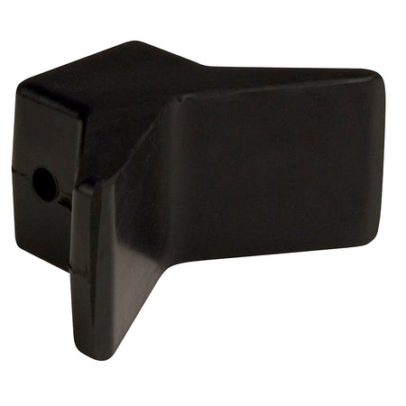 C.E. Smith Bow Y-Stop - 3" x 3" - Black Natural Rubber 29551 — Quality Boat Parts