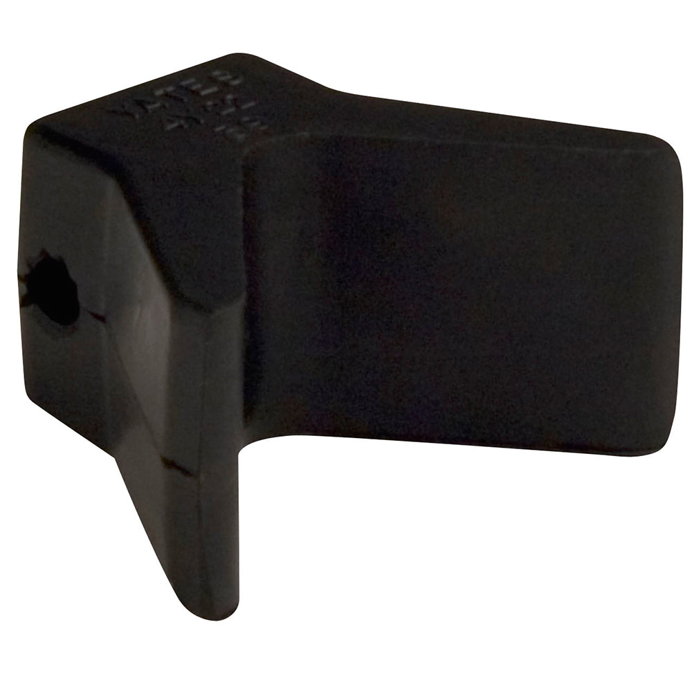 C.E. Smith Bow Y-Stop - 2" x 2" - Black Natural Rubber 29552 — Quality Boat Parts