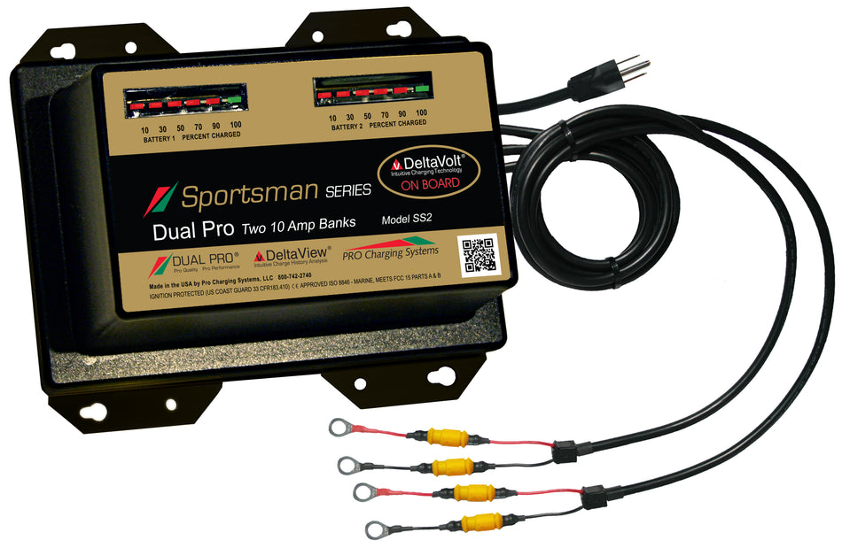 Dual Pro SS2 Battery Charger 2 Bank 20 Amps SS2 — Quality Boat Parts