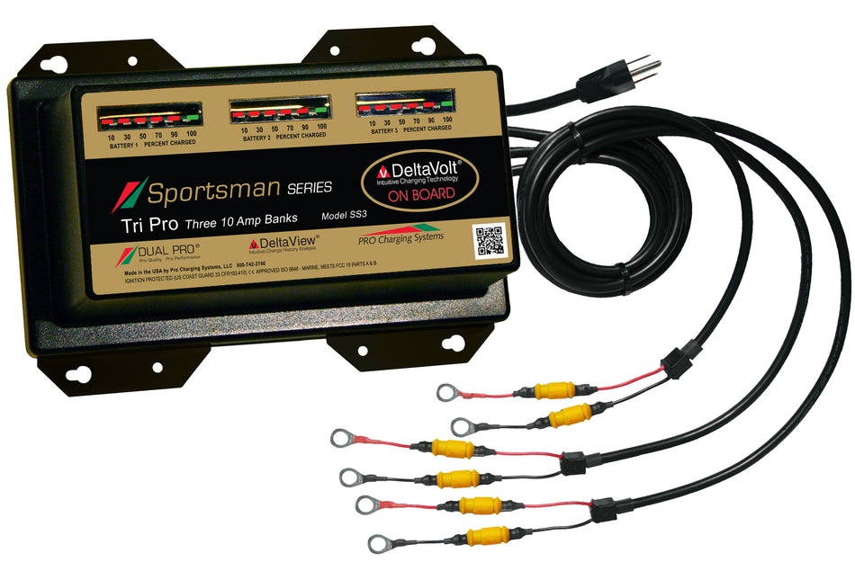 Dual Pro SS3 Battery Charger 3 Bank 30 Amps SS3 — Quality Boat Parts