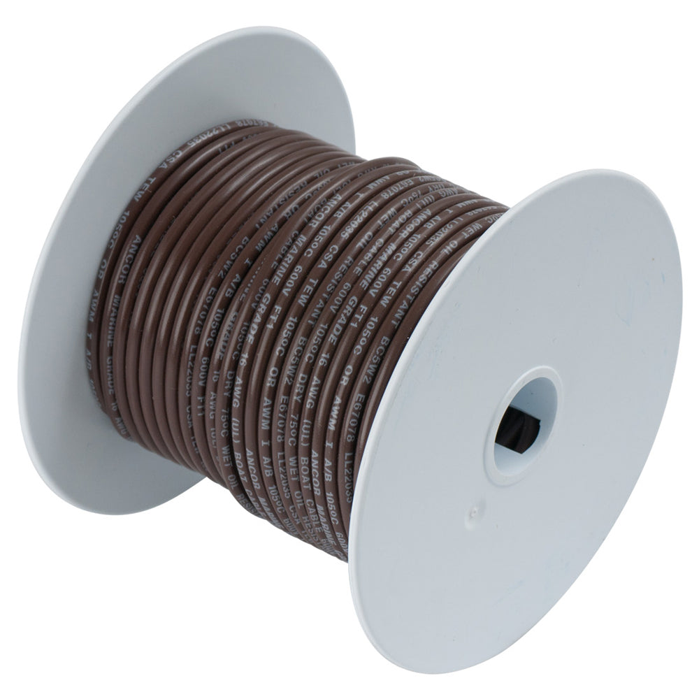 Ancor Brown 14AWG Tinned Copper Wire - 100' 104210 — Quality Boat Parts