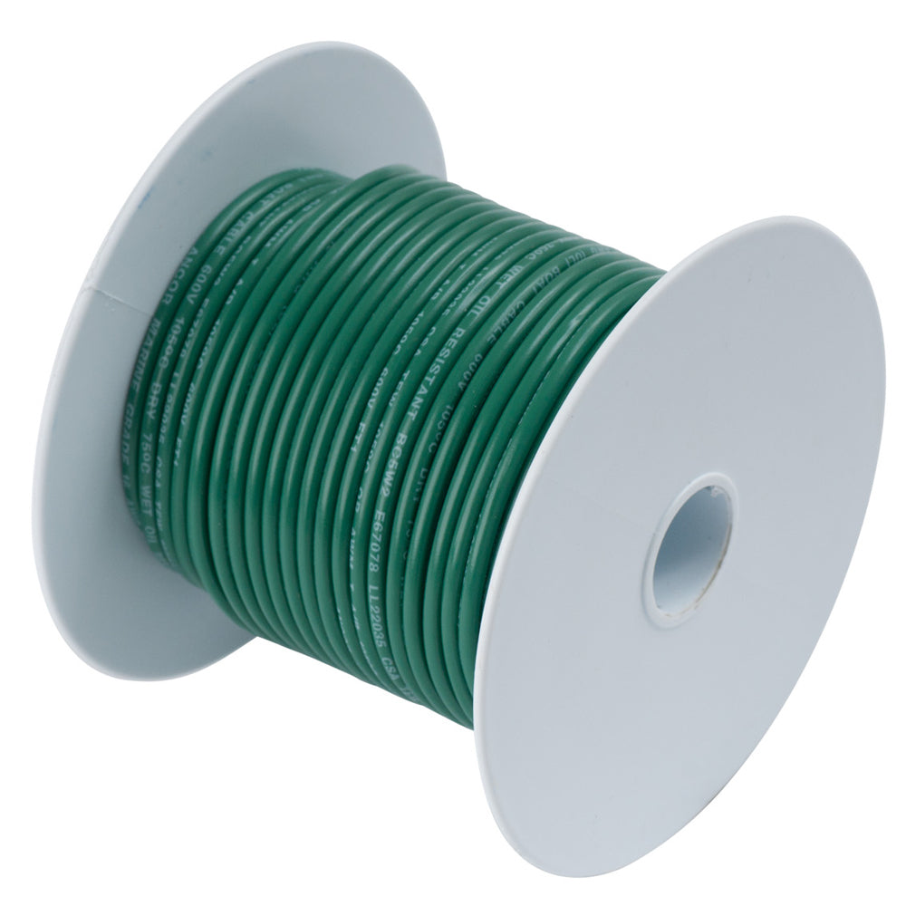 Ancor Green 14AWG Tinned Copper Wire - 100' 104310 — Quality Boat Parts