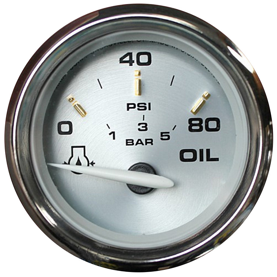 Faria Kronos 2" Oil Pressure Gauge - 80 PSI 19002 — Quality Boat Parts