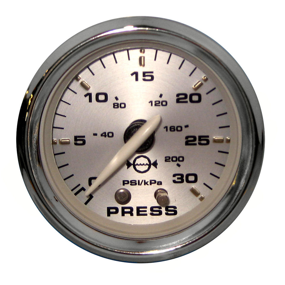 Faria Kronos 2" Water Pressure Gauge Kit - 30 PSI 19007 — Quality Boat Parts