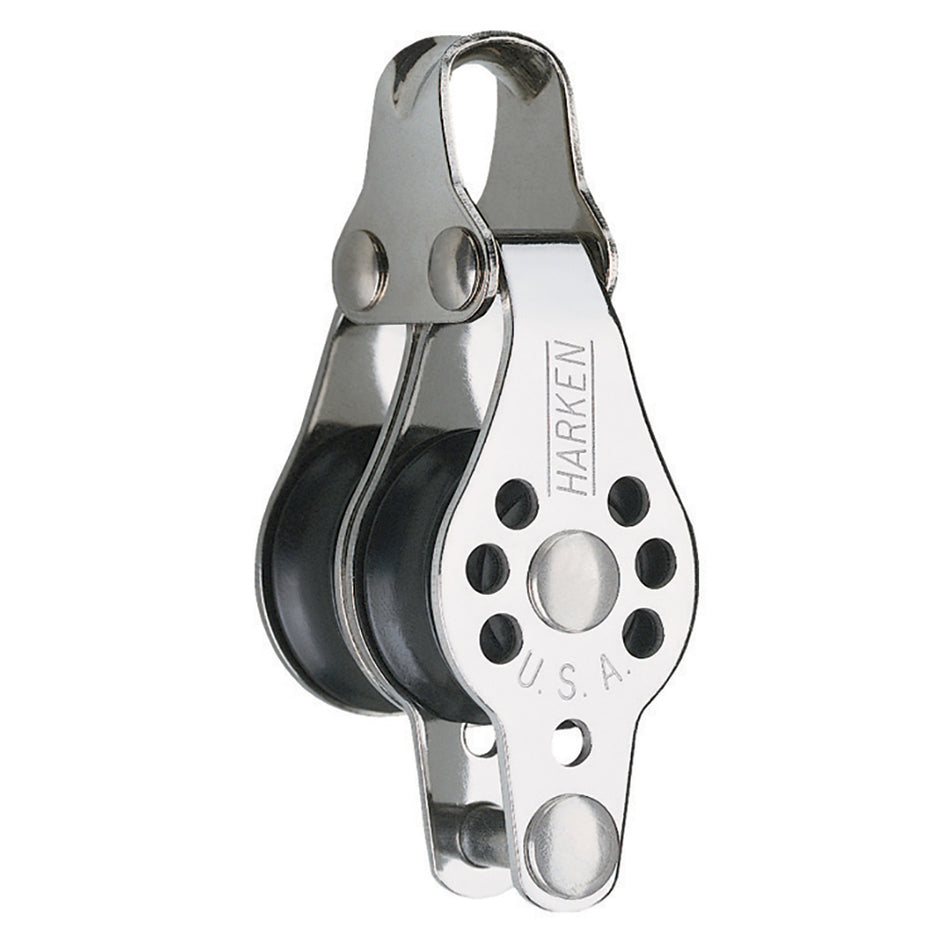 Harken 22mm Double Micro Block w/Becket 227 — Quality Boat Parts
