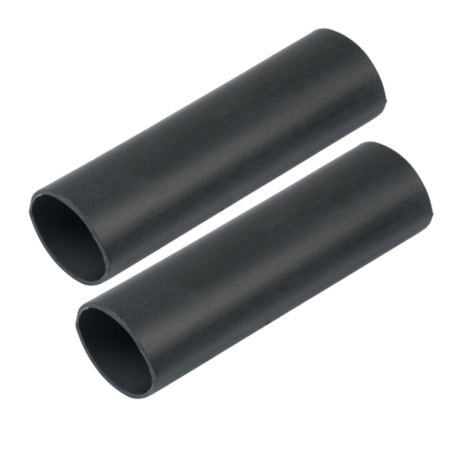 Ancor Heavy Wall Heat Shrink Tubing - 1" x 12" - 2-Pack - Black 327124 — Quality Boat Parts
