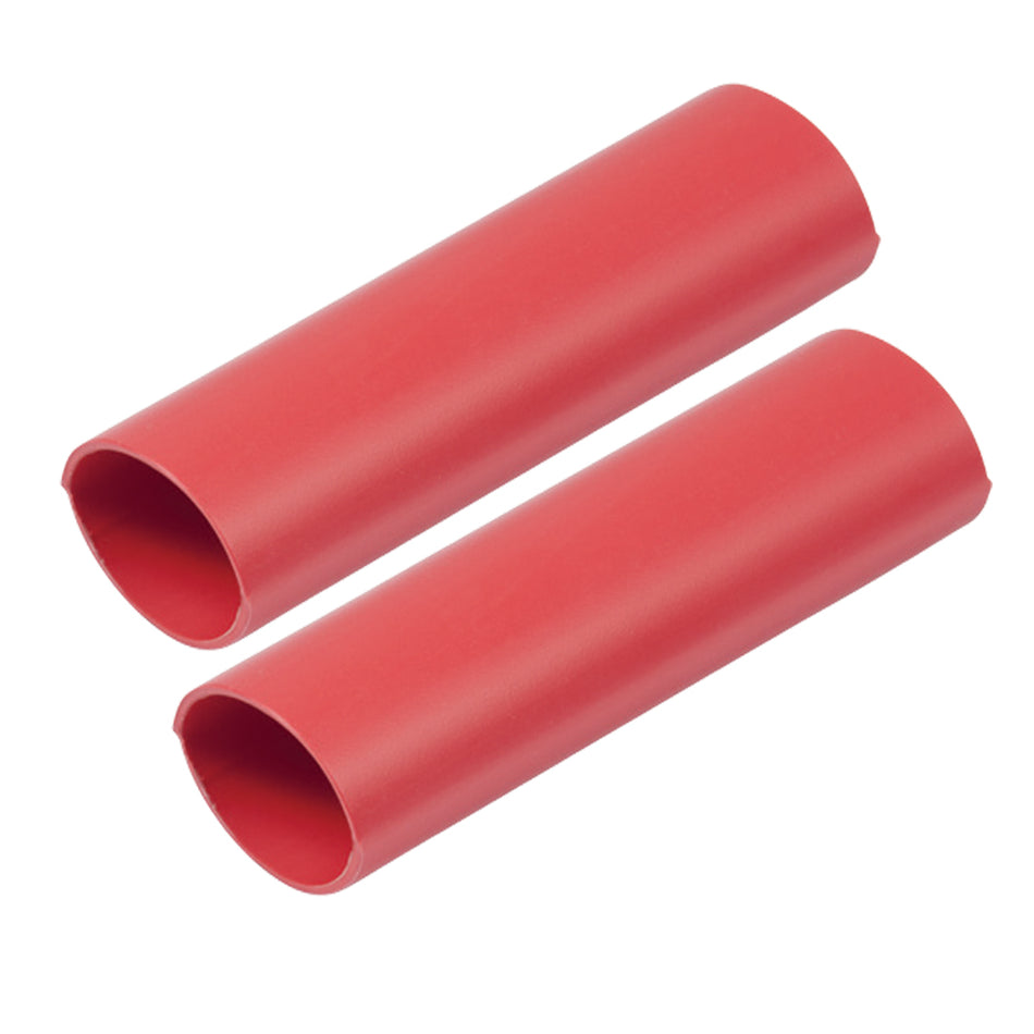 Ancor Heavy Wall Heat Shrink Tubing - 1" x 12" - 2-Pack - Red 327624 — Quality Boat Parts