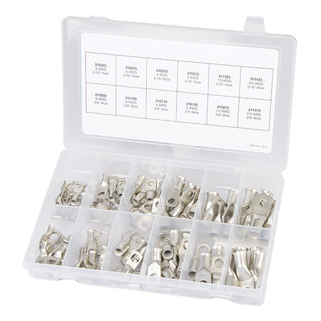 Ancor 100pc Tinned Copper Lug Kit 255101 — Quality Boat Parts