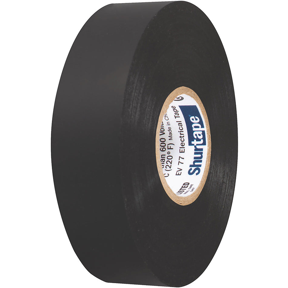 Shurtape EV 077B Professional Grade Black Electrical Tape f/Insulating & Splicing - 3/4" x 66' - 10-Pack 104706 — Quality Boat Parts