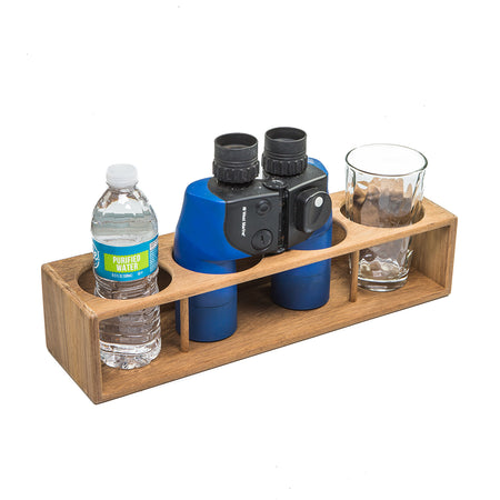 Whitecap Teak Four Insulated Drink/Binocular Rack 62634 — Quality Boat Parts