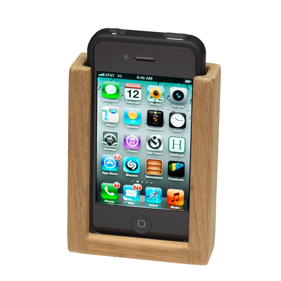 Whitecap Teak iPhone Rack 63272 — Quality Boat Parts