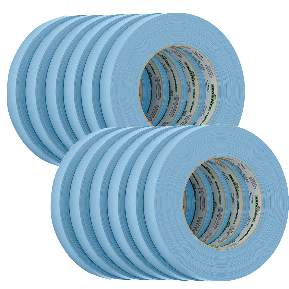FrogTape CP 250 Medium-High Adhesion Masking Tape - 18MM x 55M x 8-Pack - Light Blue - Rated for 250°F 105770 — Quality Boat Parts