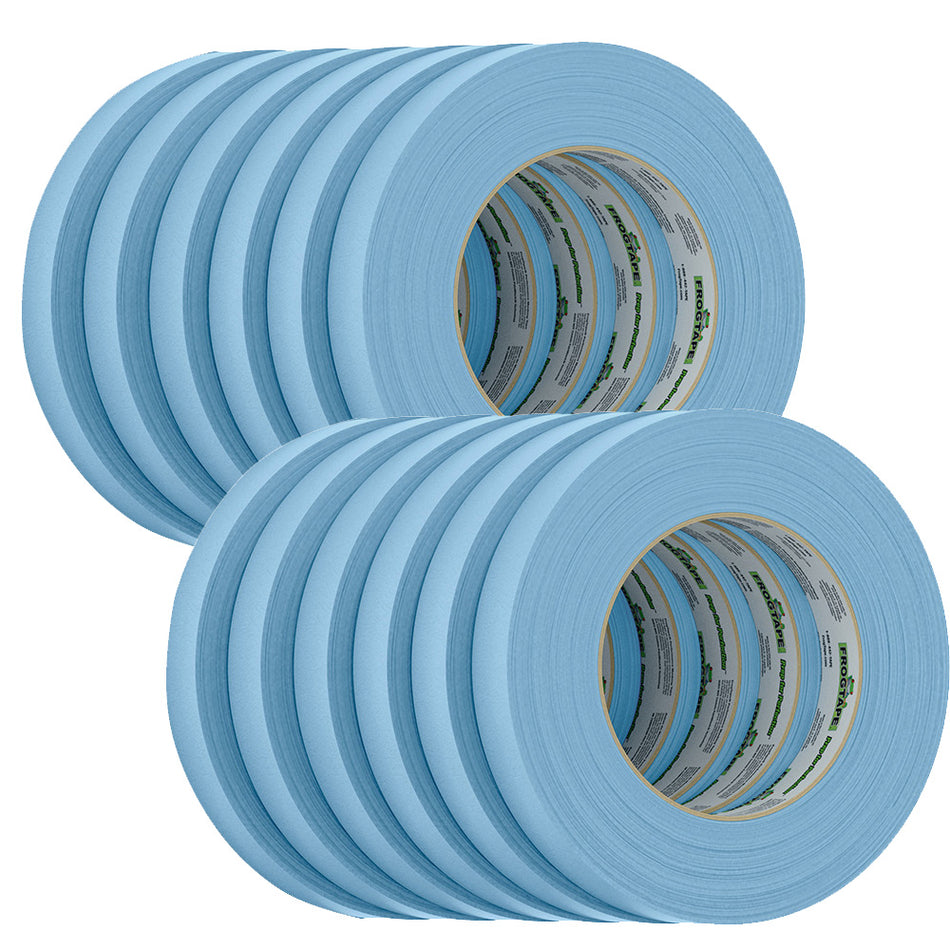 FrogTape CP 250 Medium-High Adhesion Masking Tape - 18MM x 55M x 8-Pack - Light Blue - Rated for 250°F 105770 — Quality Boat Parts