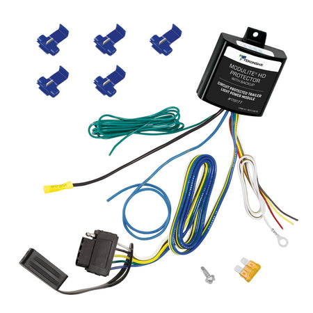 Tekonsha ModuLite® HD Protector w/Integrated Circuit & Overload Protection & 5-Flat Connector f/Backup Light or Surge Brake Lockout Circuit 119177 — Quality Boat Parts