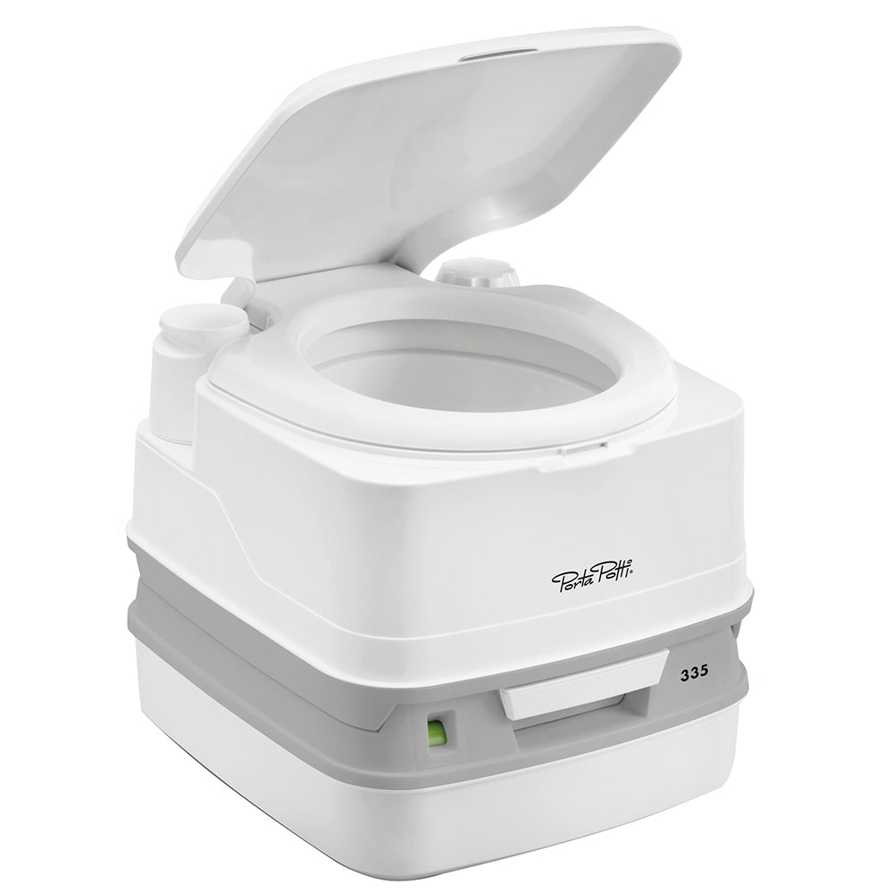 Thetford Porta Potti 335 Marine Toilet w/Hold Down Kit 92828 — Quality Boat Parts