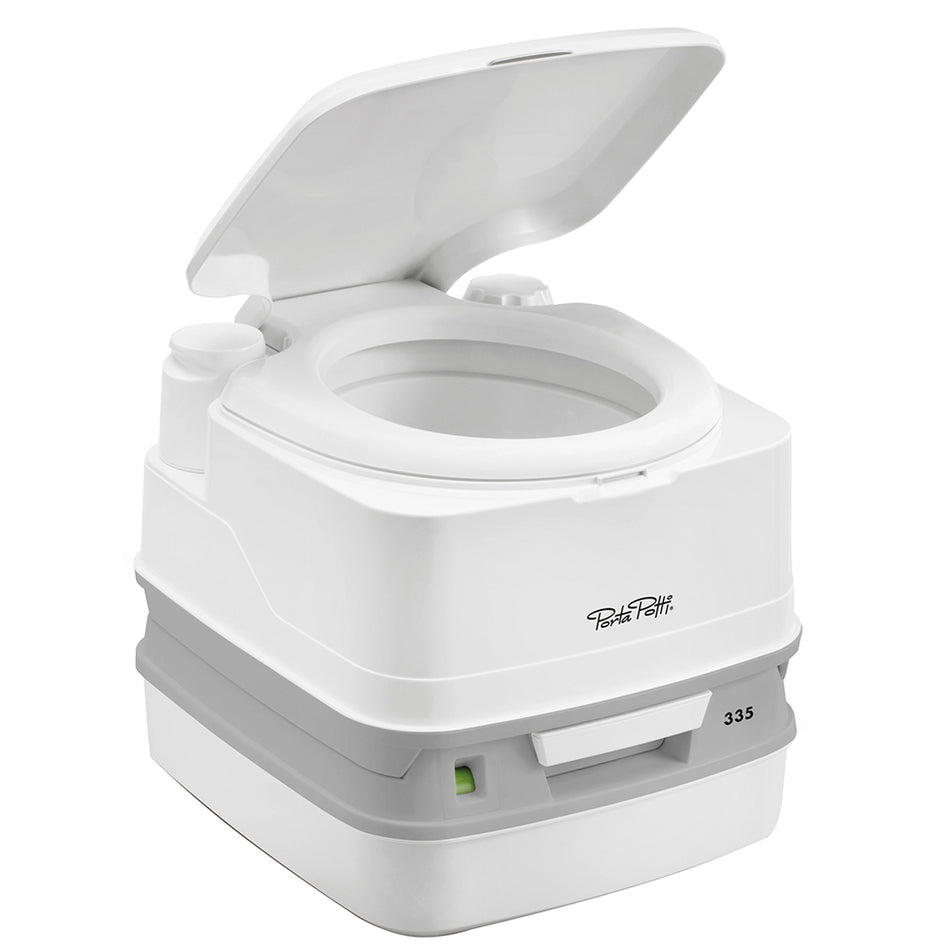 Thetford Porta Potti 335 Marine Toilet w/Hold Down Kit 92828 — Quality Boat Parts