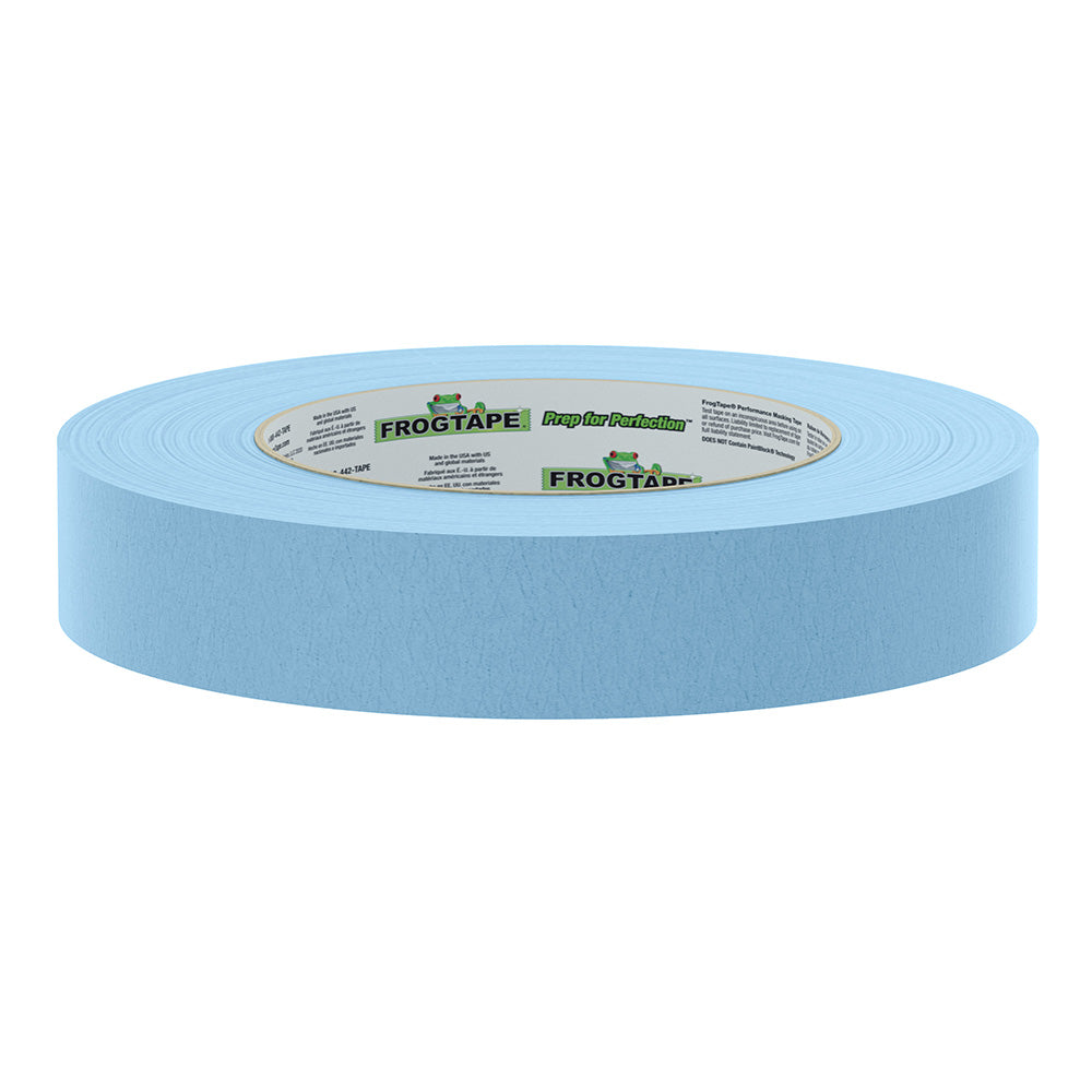 FrogTape CP 250 Medium-High Adhesion Masking Tape - 24MM x 55M x 6-Pack - Light Blue - Rated for 250°F 105327 — Quality Boat Parts