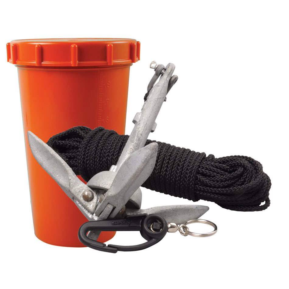 Scotty Anchor Kit - 1.5lbs Anchor & 50' Nylon Line 797 — Quality Boat Parts