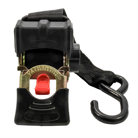 Camco Retractable Tie Down Straps - 2" Width 5.5' Bolt On 50030 — Quality Boat Parts