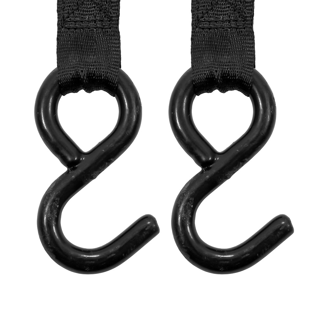 Camco Retractable Tie Down Straps - 2" Width 5.5' Bolt On 50030 — Quality Boat Parts