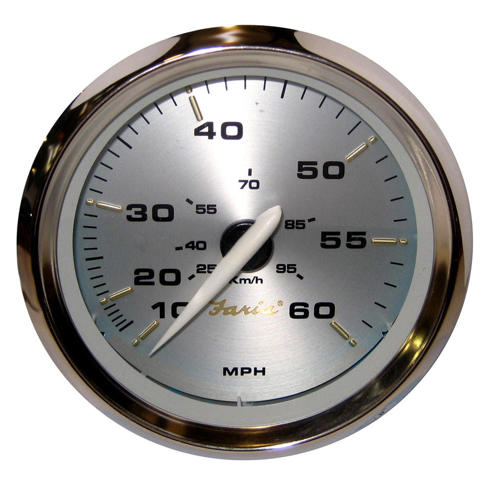 Faria Kronos 4" Speedometer - 60MPH (Mechanical) 39009 — Quality Boat Parts