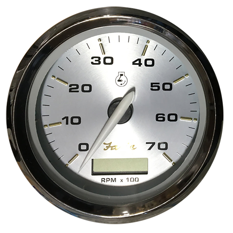 Faria Kronos 4" Tachometer w/Hourmeter - 7,000 RPM (Gas - Outboard) 39040 — Quality Boat Parts