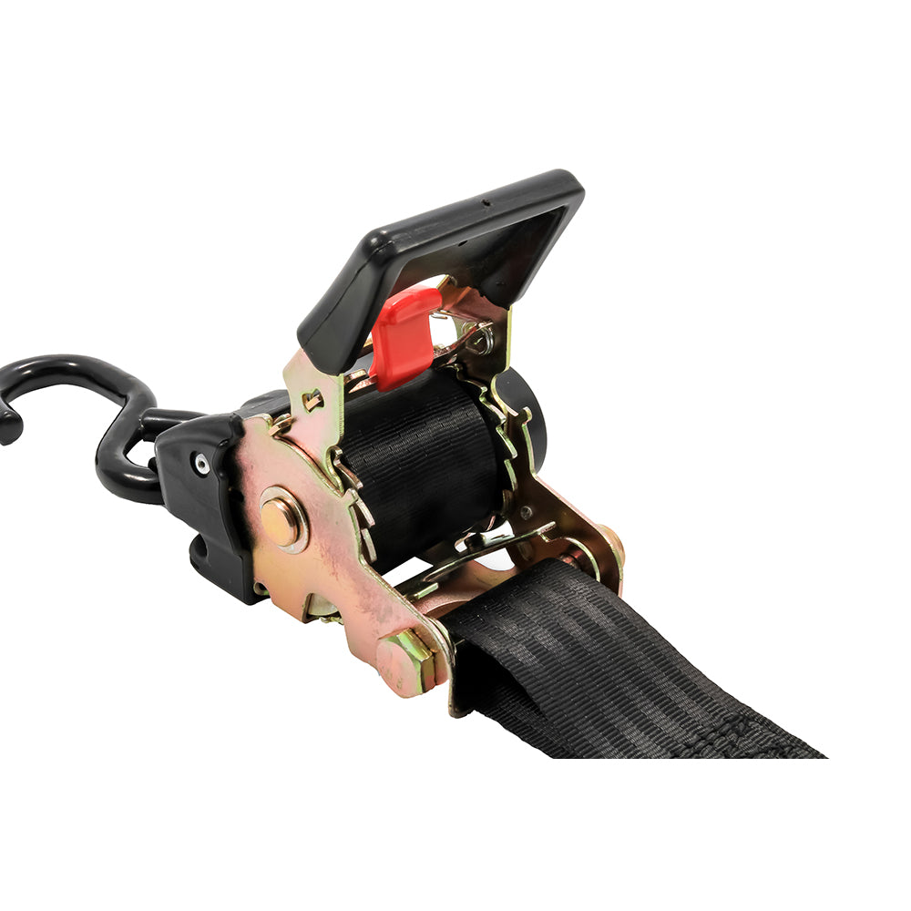 Camco Retractable Tie Down Straps - 2" Width 6' Dual Hooks 50031 — Quality Boat Parts