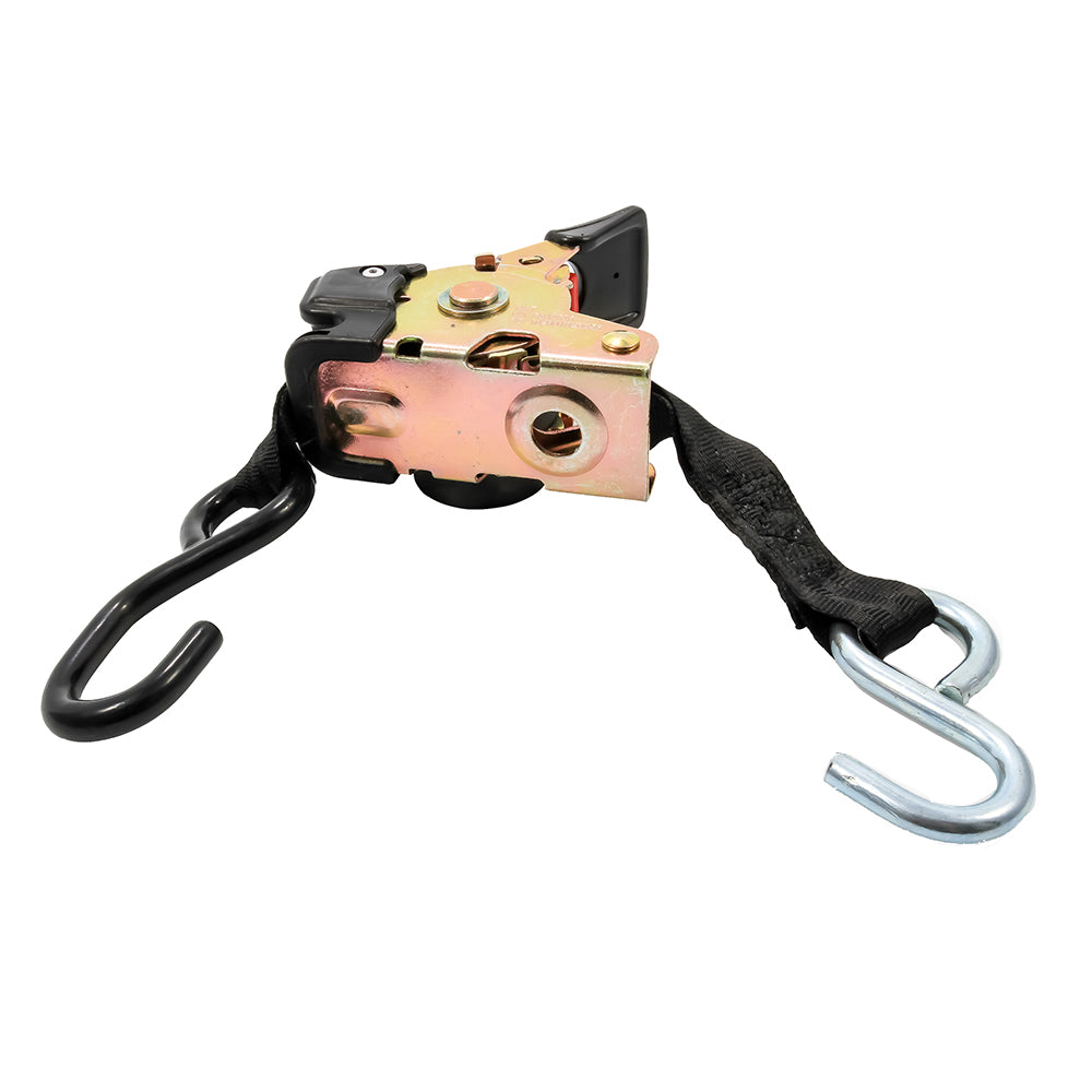 Camco Retractable Tie-Down Straps - 1" Width 6' Dual Hooks 50033 — Quality Boat Parts