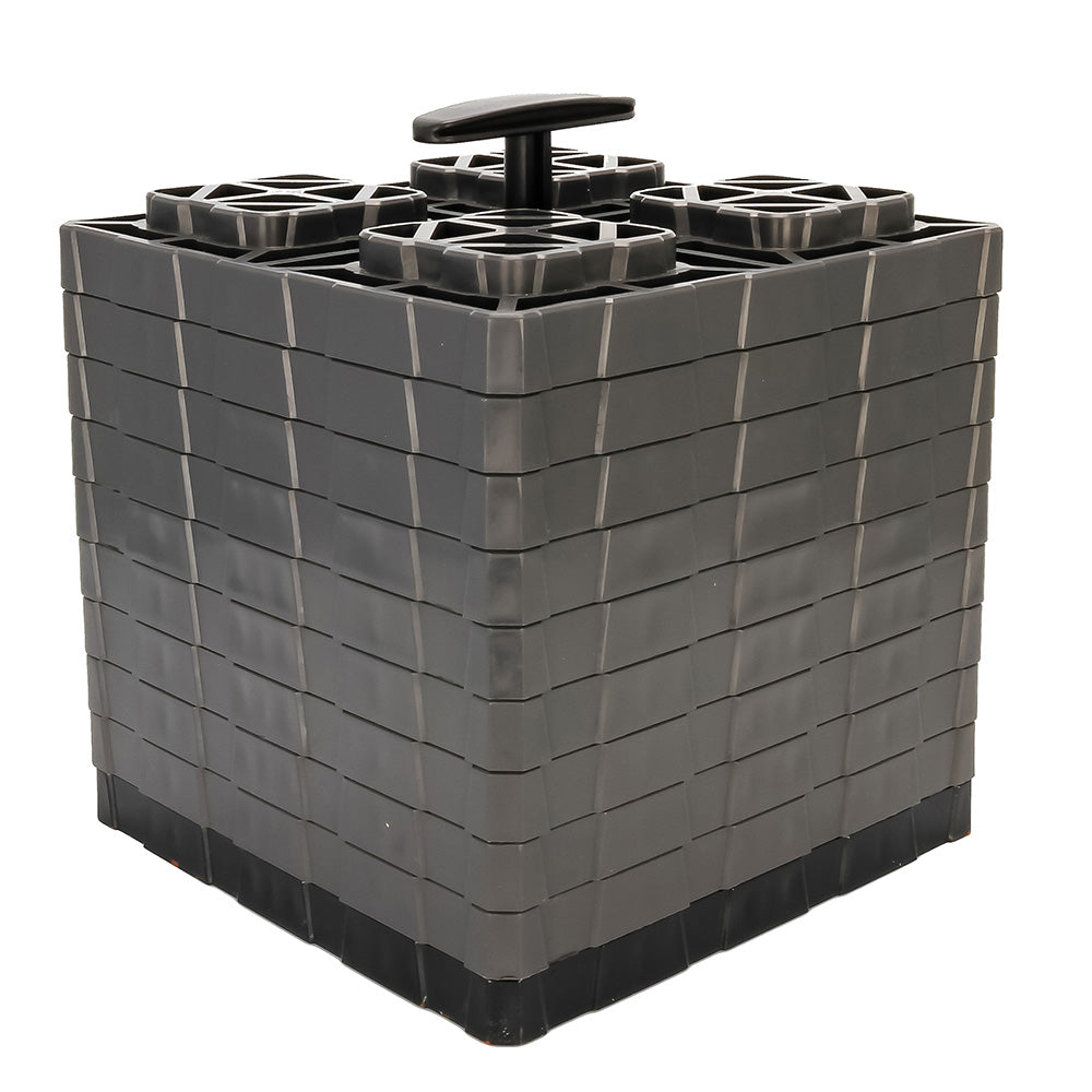 Camco FasTen Leveling Blocks XL w/T-Handle - 2x2 - Grey *10-Pack 44527 — Quality Boat Parts