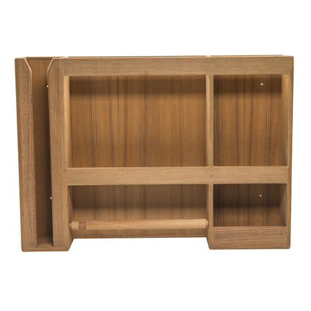 Whitecap Teak Dish/Cup/Paper Towel Rack 62402 — Quality Boat Parts