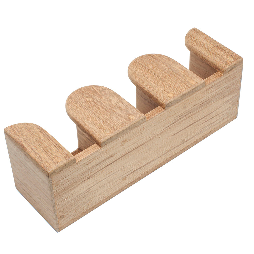 Whitecap Teak Three Mug Rack 62410 — Quality Boat Parts