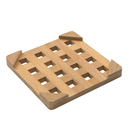 Whitecap Teak Small Square Trivet - 6" 62420 — Quality Boat Parts