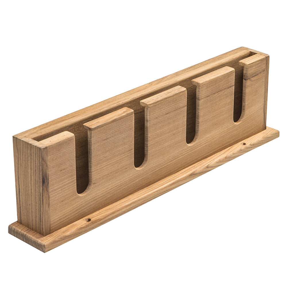 Whitecap Teak Wineglass Rack w/Shelf 62426 — Quality Boat Parts